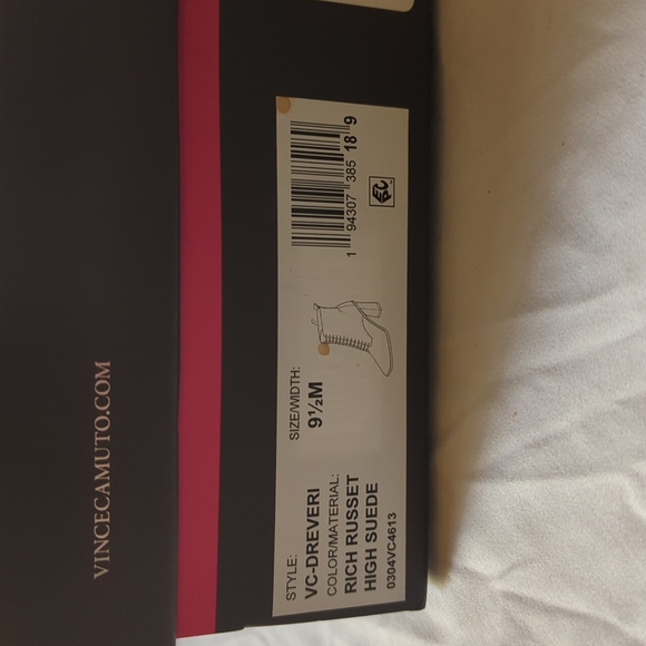 Vince Camuto Suede Lace Up Boots - Picture 8 of 9